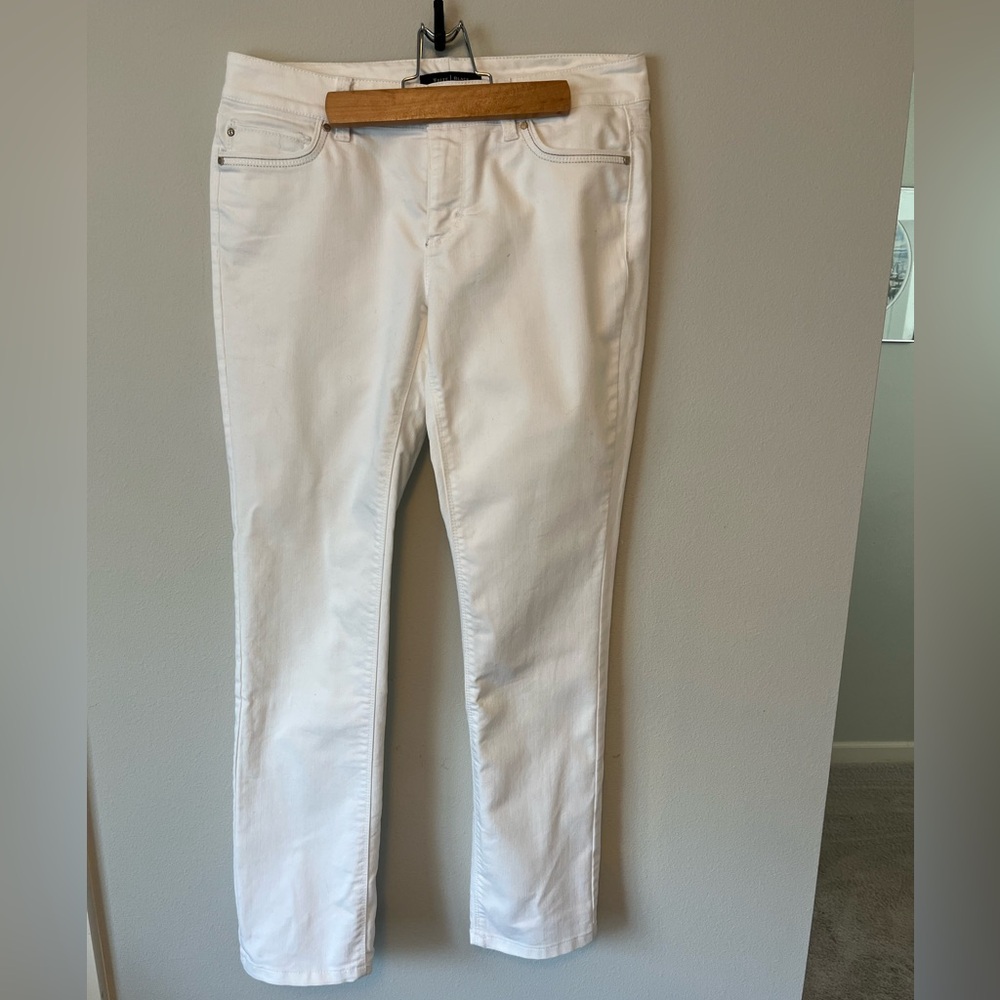 White House Black Market White Denim